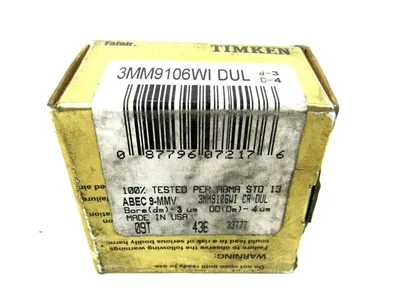 NEW TIMKEN FAFNIR 3MM9106WI DUL SUPER PRECISION BEARING SET 3MM9106WIDUL