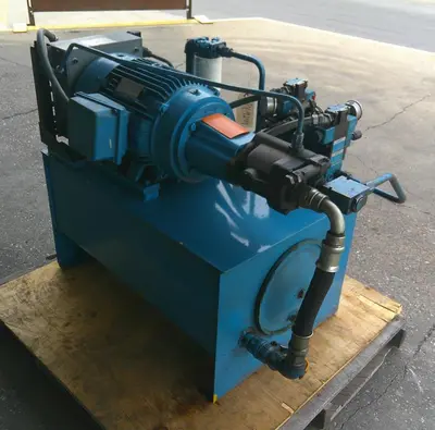 SPC9244  Pump 15 hp AirHydroPower hydraulic power unit, 45 gal reservoir tank