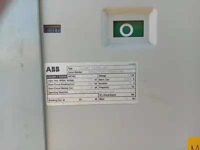 600 Amp 4160 Volts disconnect with capacitor and overload relay protection