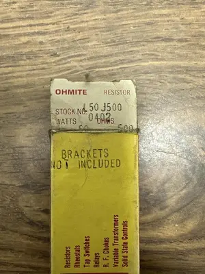 Used OHMITE L50J500 Miscellaneous Equipment (Electrical & Power) | Surplus Asset Holdings #1194076