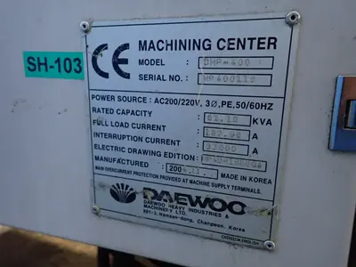 USED 2004 DAEWOOD DHP400