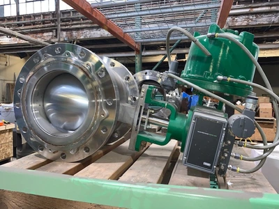 Fisher 14" V150 V-Ball Control Valve