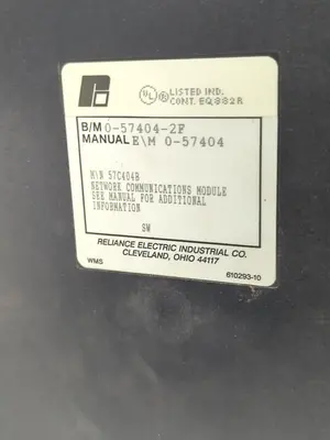 New | in-Stock RELIANCE ELECTRIC 0-57404-2F Misc Electrical & Power Parts Ohio US | Surplus Asset Holdings #1237247