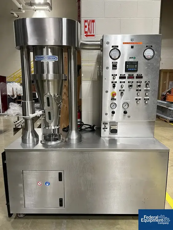 Used Vector Vector Fluid Bed Dryer, Model VFC-Lab 1 Flo-Coater Fluid Bed Dryers New York US | Federal Equipment Company #127658