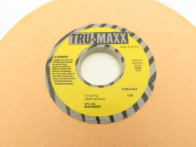 Tru-Maxx 06293138 Surface Grinding Wheel 7" x 1/4" X 1-1/4" 220 Grit  Lot of 2