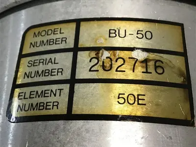 USED FILTROIL BU-50