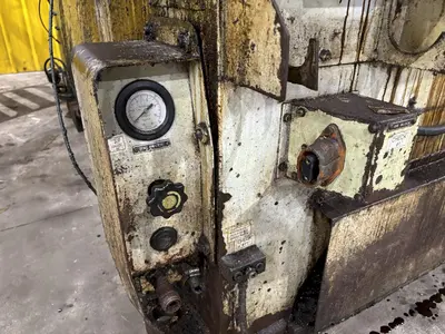 220 TON AIDA MODEL #NC1-200(2) GAP FRAME PRESS, WITH 9.84" STROKE: STOCK #22201