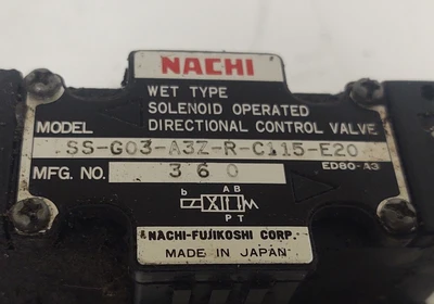 USED Nachi SS-G03-A3Z-R-C115-E20