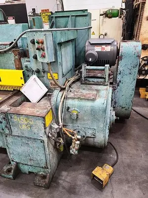 Used 1976 WYSONG 1038 Power Squaring Shears (Inch) Pennsylvania US | Hildebrand Machinery Co. #1481731