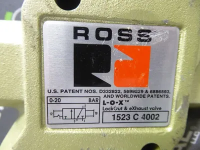 Ross 1523 C 4002 LockOut & eXhaust valve 0 - 20 bar Used
