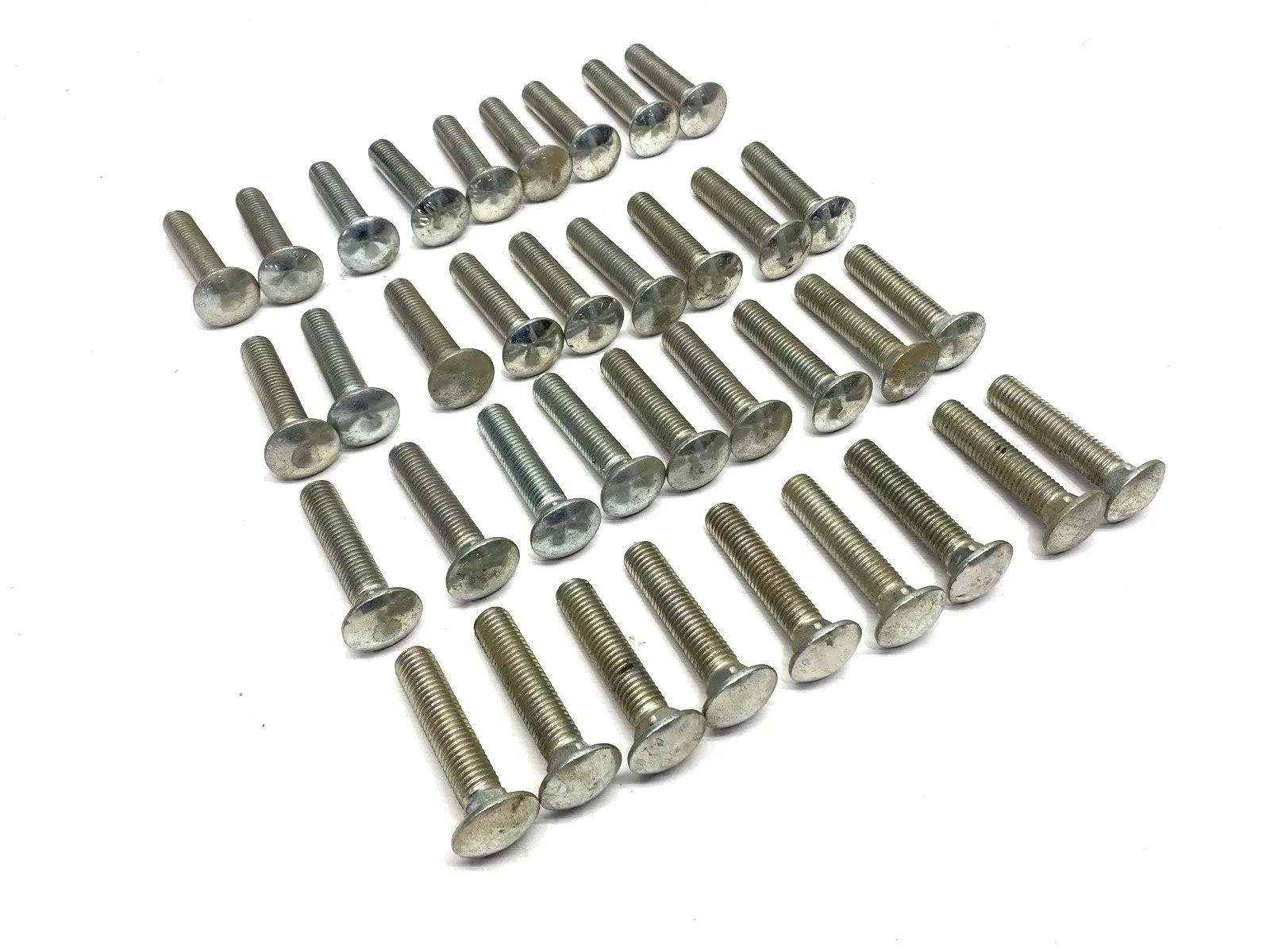 5/8"-11 x 3" Carriage Bolts Grade 2 LOT OF 36 SHELFWARE - New Other