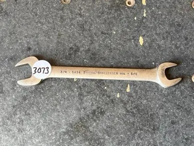 Challenger by Proto  5/8-3/4”Double Open End Wrench Made In USA