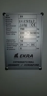 USED 2006 EKRA X4