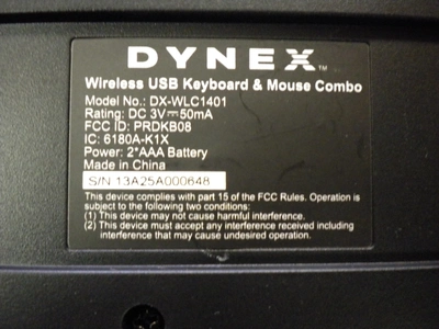 USED DYNEX DX-WLC1401