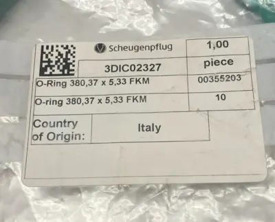 NEW SCHEUGENPFLUG O-RING 380,37 X 5,33 FKM