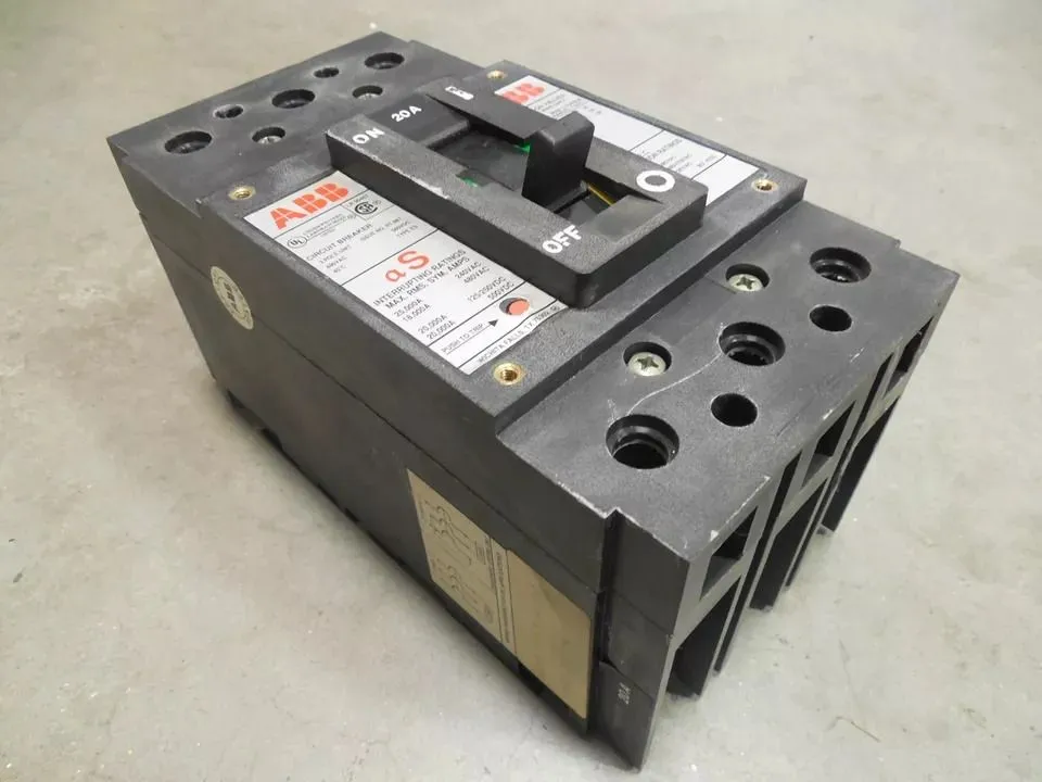 ABB UXAB 727131 R 103 Circuit Breaker 20 Amps 480VAC Used