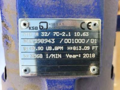 NEW KSB MTC A 32/ 7C-2.1 10.63