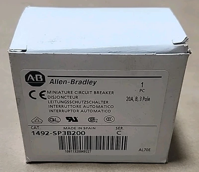 NEW Allen-Bradley 1492-SP3B200
