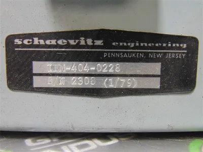 Envirotech / Schaevitz IEM-404-0228 Power Relay Module Used