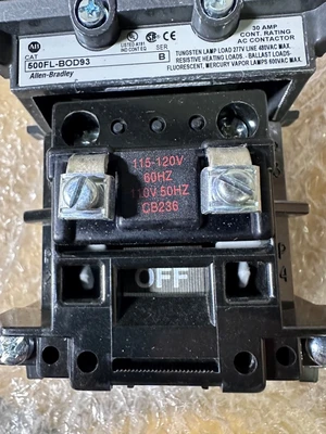 ALLEN BRADLEY 500FL-BOD93 #SIZE1 AC CONTACTO