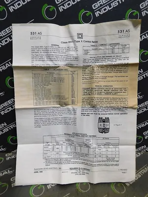 Square D 8501 X0-60 AC Control Relay 120V 60Hz Coil Series A New