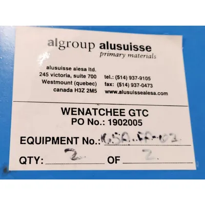 Used 25HP Alusuisse Alesa Pressure Blower Package 900 CFM @ 47" SP