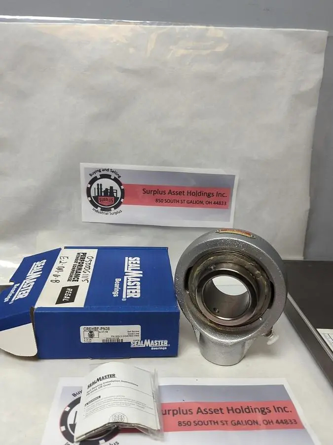 New | in-Stock SEALMASTER CREHBF-PN35 Bearings | Surplus Asset Holdings #1194788