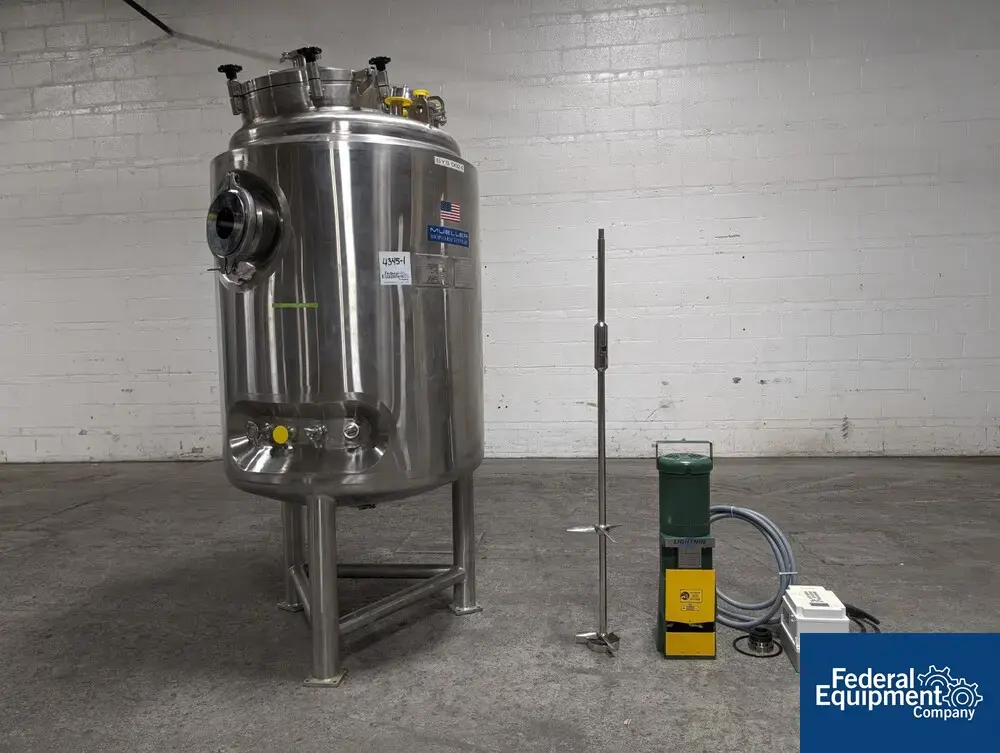 NEW Mueller 500 Liter Mueller Bioreactor, 316 S/S, 45/100#