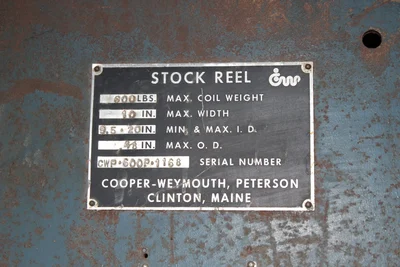 Cooper Weymouth 600 lbs. Coil Reel