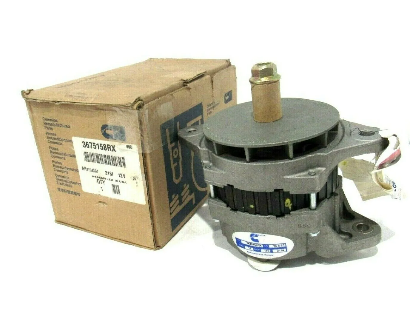 REPAIRED CUMMINS 3675158RX ALTERNATOR