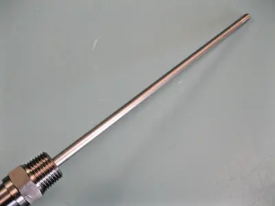 NEW 1/2" NPT Tel-Tru 50-400F° Adjustable Angle Thermometer 5" Dial 9" Stem A2