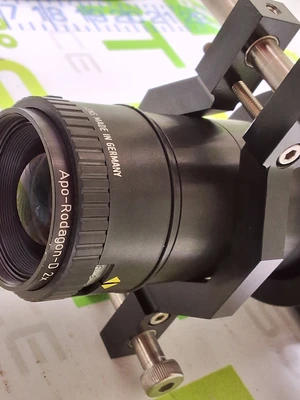 DALSA PT-41-04M60-01E WITH APO-RODAGON-D 2X 75mm 4.5 CCD INDUSTRIAL CAMERA LENS