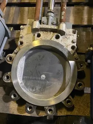 USED WEY PNEUMATIC KNIFE  GATE VALVE