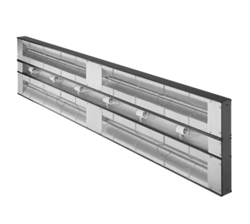 Hatco GRAML-18D-6 18" Maximum Watts Infrared Strip Warmer - Double Rod, (1) Remote Toggle Control, 120v
