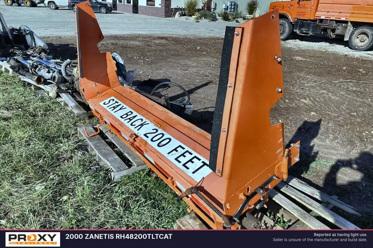 Used 2000 ZANETIS RH48200TLTCAT Snow Removal & Equipment Wisconsin US | Proxy Equipment #1385087