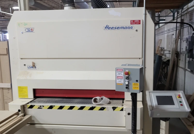 Used 2005 HEESEMANN LSM-8/3-OSR Wide Belt Sanders Ontario CA | Aldan Woodworking Machinery #1252731