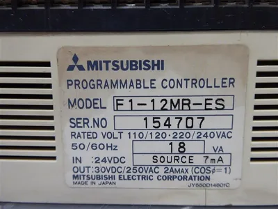 Mitsubishi F1-12MR-ES Melsec Programmable Controller Module Used