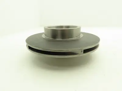 Centrifugal Pump Impeller 60mm Keyed Bore 203mm OD Steel