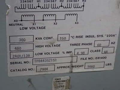 Used AED 7904 Distribution Transformers Ohio US | HGR 24 #872874