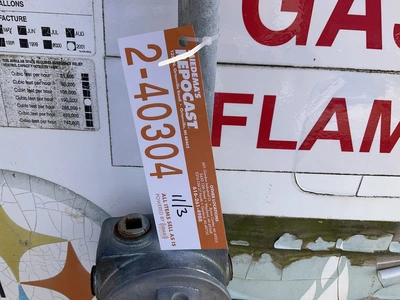 Used FIREGUARD 1000 GALLON GAS TANK Stationary Fuel Tanks Michigan US | Miedema Asset Management Group #1579229