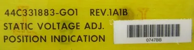 NEW GENERAL ELECTRIC 44C331883-G01 VOLTAGE BOARD 44C331883G01 REV.1A1B