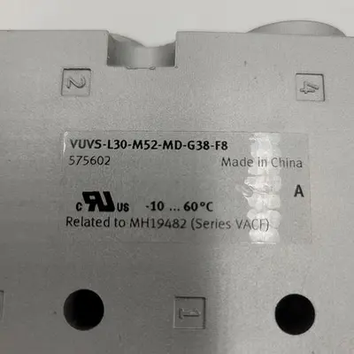 Used FESTO FESTO SOLENOID VALVE VUVS-L30-M52-MD-G38-F8 & COIL VACF-B-B2-1 Solenoid Valves | ND Industrial Surplus #1218674