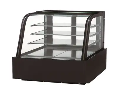 New | in-Stock Dukers New Dukers DDM60R-CB Curved Glass 60" Cake Showcase Display Refrigerators Illinois US | Falcon Restaurant Supply #1376330