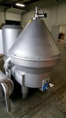 Westfalia MSD 300-01-777 warm milk separator, 316SS.