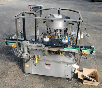 USED QUADREL DUAL SIDE LABELER ROTARY
