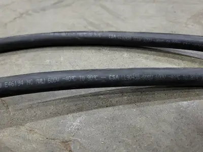 60 ft SOOW Power Extension Cord 12/3 AWG 15A 125V