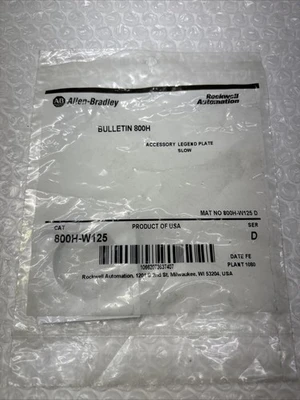 NEW Allen-Bradley 800H