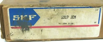 NEW SEALED SKF 6317-JEM SINGLE ROW BALL BEARING 6317JEM