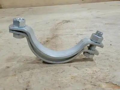 Plated 2-Bolt Clamp