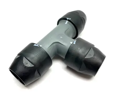USED AIRNET EQUAL TEE PIPE SOCKET FITTING D50 2"